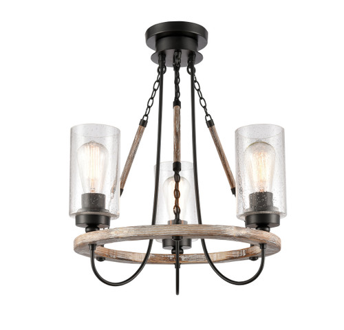 INNOVATIONS LIGHTING 442-3CR-BK-G4424 Paladin Mini Chandelier