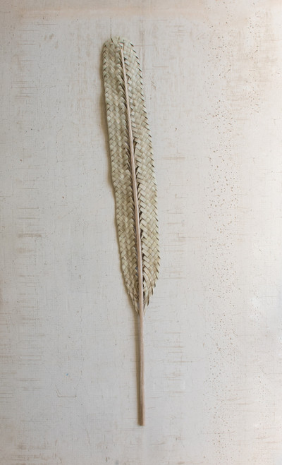 KALALOU NSBE1005 WOVEN KEJUR LEAF- NATURAL KALALOU NSBE1005 WOVEN KEJUR LEAF- NATURAL