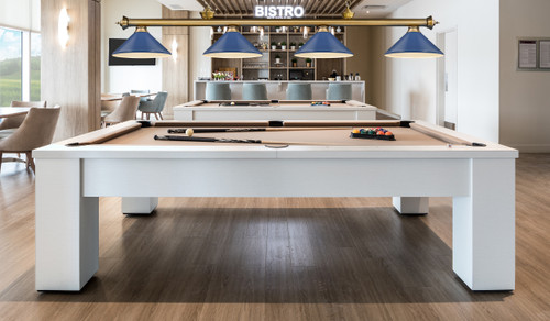 Z-LITE 2306-4RB-MNB 4 Light Billiard, Rubbed Brass