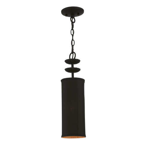 LIVEX LIGHTING 45121-04 1 Light Black Mini Pendant LIVEX LIGHTING 45121-04 1 Light Black Mini Pendant