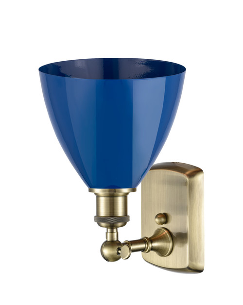 INNOVATIONS 516-1W-AB-MBD-75-BL 1-Light Sconce Antique Brass