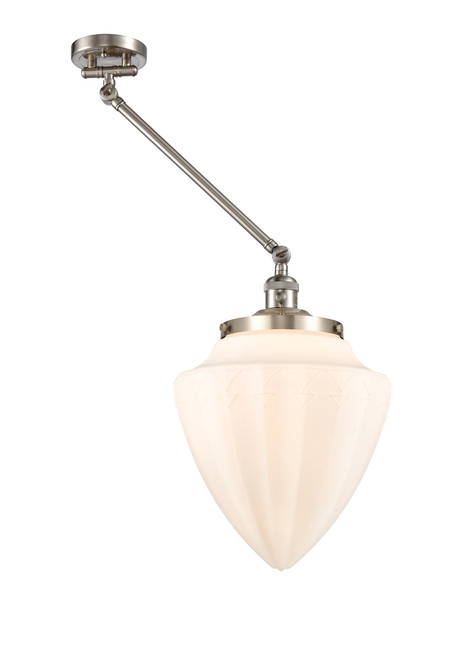 INNOVATIONS 237-SN-G661-12 1-Light Swing Arm Brushed Satin Nickel