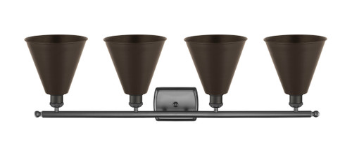 INNOVATIONS 516-4W-OB-MBC-8-OB 4-Light Bath Vanity Light Oil Rubbed Bronze