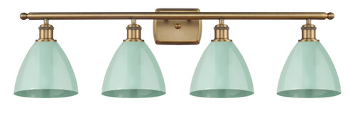 INNOVATIONS 516-4W-BB-MBD-75-SF 4-Light Bath Vanity Light Brushed Brass