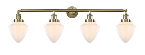 INNOVATIONS 215-AB-G661-7-LED 4-Light Bath Vanity Light Antique Brass