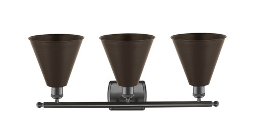 INNOVATIONS 516-3W-OB-MBC-8-OB 3-Light Bath Vanity Light Oil Rubbed Bronze
