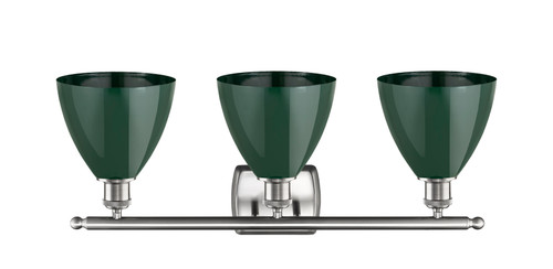 INNOVATIONS 516-3W-SN-MBD-75-GR 3-Light Bath Vanity Light Brushed Satin Nickel