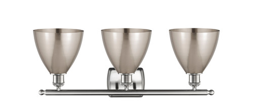INNOVATIONS 516-3W-SN-MBD-75-SN-LED 3-Light Bath Vanity Light Brushed Satin Nickel