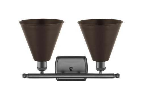 INNOVATIONS 516-2W-OB-MBC-8-OB-LED 2-Light Bath Vanity Light Oil Rubbed Bronze
