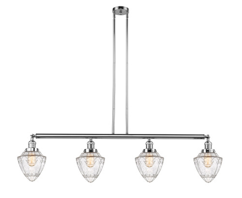 INNOVATIONS 214-PC-G664-7-LED 4-Light Island Light Polished Chrome