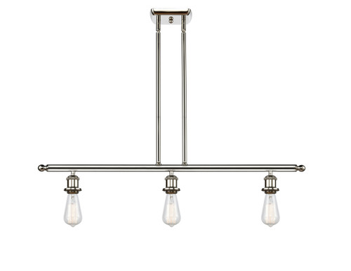 INNOVATIONS 516-3I-PN-MBD-9-SF-LED 3-Light Island Light Polished Nickel