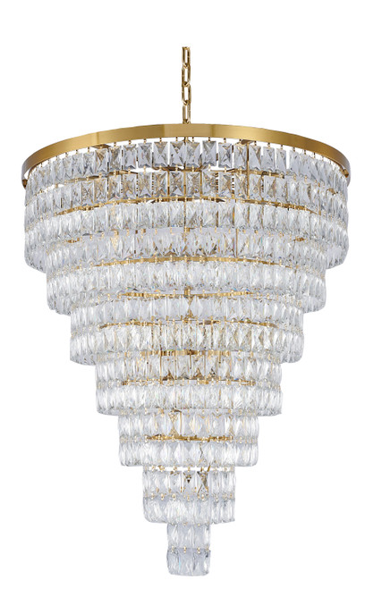 BETHEL INTERNATIONAL OC51C32G 27-Light Chandelier , Gold