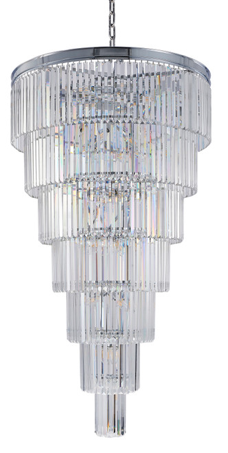 BETHEL INTERNATIONAL RD14C72CH 34-Light Chandelier, Chrome