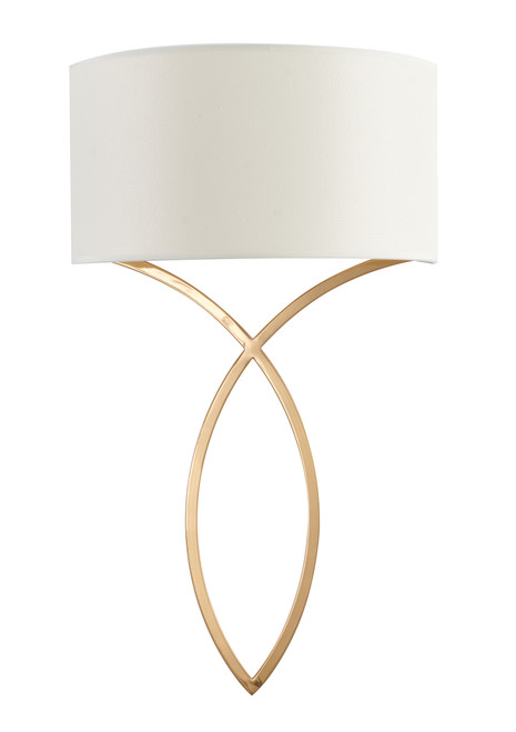 BETHEL INTERNATIONAL LA39W14AB 1-Light Wall Sconce, Antique Brass