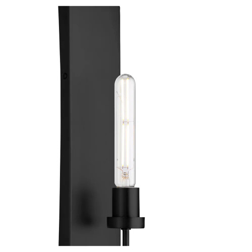 Quorum 512-1-59 Sheridan 1-Light Wall Mount,Matte Black