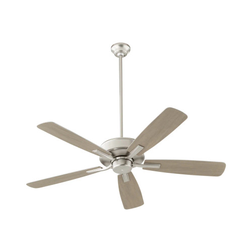 Quorum 4525-65 Ovation Ceiling Fan, Satin Nickel