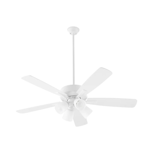 Quorum 4525-408 4-Light Ceiling Fan,Studio White
