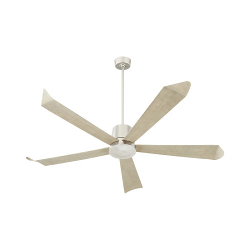 Quorum 82725-65 Rova Patio Fan,Satin Nickel