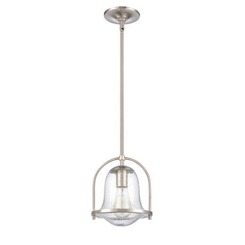 ELK HOME 67855/1 Connection 8'' Wide 1-Light Mini Pendant - Satin Nickel