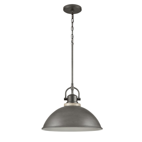 ELK HOME 69651/1 North Shore 18'' Wide 1-Light Outdoor Pendant - Iron