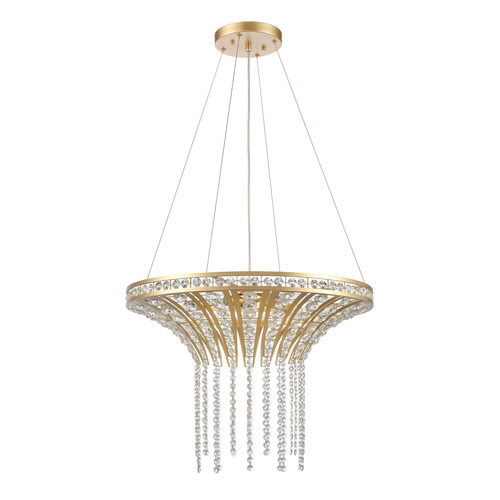 ELK HOME 82228/6 Fantania 24'' Wide 6-Light Chandelier - Champagne Gold