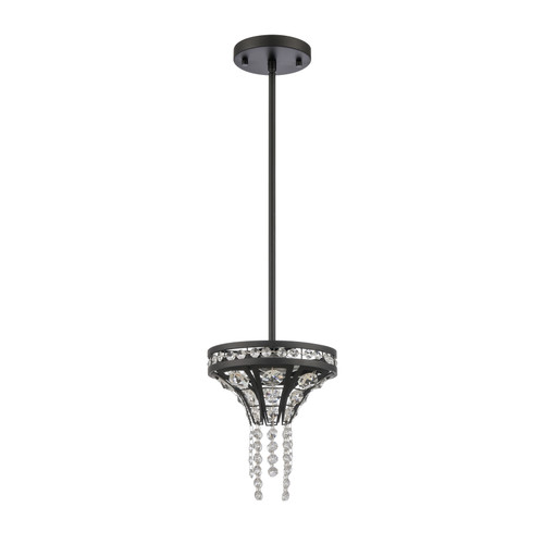 ELK HOME 82235/2 Fantania 8'' Wide 2-Light Mini Pendant - Matte Black