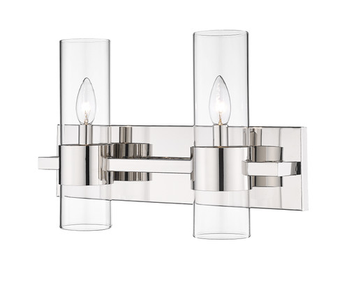 Z-LITE 343-2V-PN 2 Light Vanity, Polished Nickel