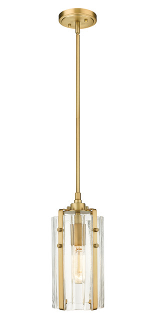 Z-LITE 3036MP-RB 1 Light Mini Pendant, Rubbed Brass Z-LITE 3036MP-RB 1 Light Mini Pendant, Rubbed Brass