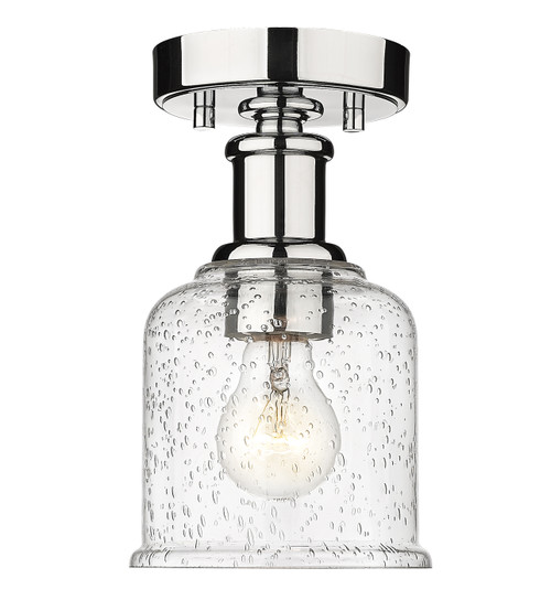 Z-LITE 734F1-CH 1 Light Flush Mount, Chrome