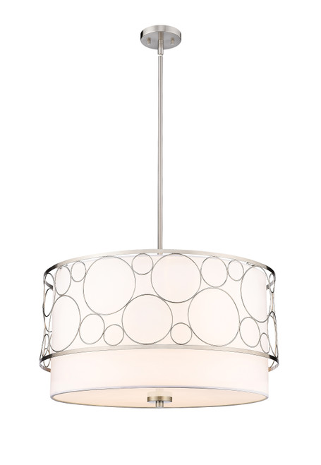 Z-LITE 197-24BN 4 Light Pendant, Brushed Nickel