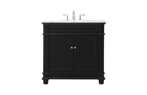 Elegant Decor VF50036BK 36 inch single bathroom vanity set in black Elegant Decor VF50036BK 36 inch single bathroom vanity set in black
