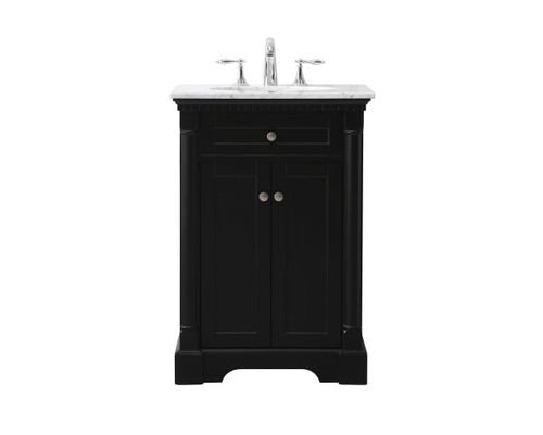 Elegant Decor VF53024BK 24 inch single bathroom vanity set in black Elegant Decor VF53024BK 24 inch single bathroom vanity set in black