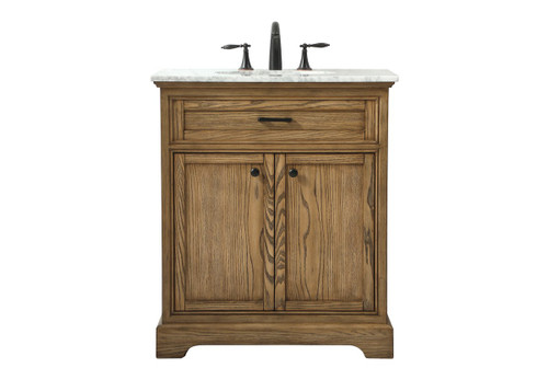 Elegant Decor VF15030DW 30 inch single bathroom vanity in driftwood Elegant Decor VF15030DW 30 inch single bathroom vanity in driftwood