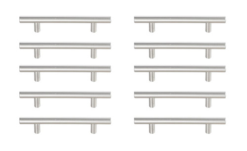 Elegant Decor PL400-4-NK-10PK Quinn 4" Center to Center Brushed Nickel Bar Pull Multipack (set of 10) Elegant Decor PL400-4-NK-10PK Quinn 4" Center to Center Brushed Nickel Bar Pull Multipack (set of 10)
