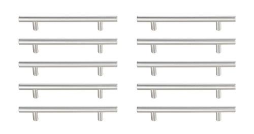 Elegant Decor PL400-5-NK-10PK Quinn 5" Center to Center Brushed Nickel Bar Pull Multipack (set of 10) Elegant Decor PL400-5-NK-10PK Quinn 5" Center to Center Brushed Nickel Bar Pull Multipack (set of 10)
