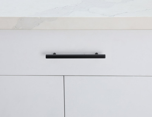 Elegant Decor PL402-6-MB-10PK Dior 6-5/16" Center to Center Matte Black Bar Pull Multipack (set of 10)