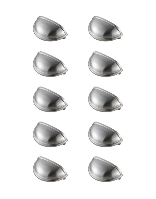 Elegant Decor PL3002-NK-10PK Atticus 3" Center to Center Brushed Nickel Cup Bar Pull Multipack (set of 10) Elegant Decor PL3002-NK-10PK Atticus 3" Center to Center Brushed Nickel Cup Bar Pull Multipack (set of 10)