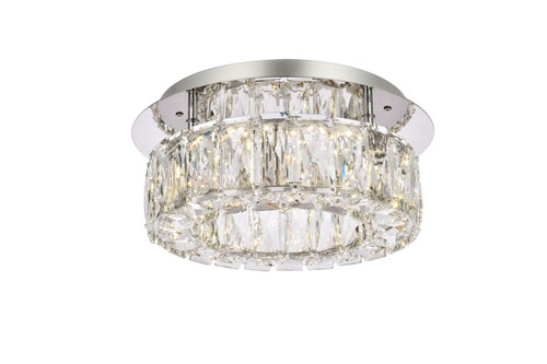 Elegant Lighting 3503F12C Monroe 12 inch LED Single flush mount in chrome