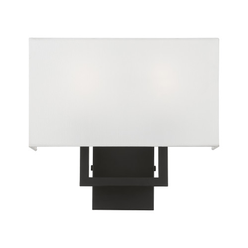 LIVEX LIGHTING 50990-04 2 Light Black ADA Sconce LIVEX LIGHTING 50990-04 2 Light Black ADA Sconce