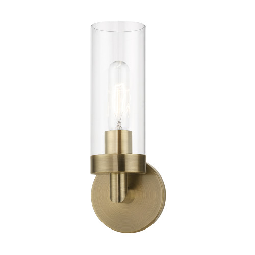 LIVEX LIGHTING 16171-01 1 Light Antique Brass ADA Single Sconce