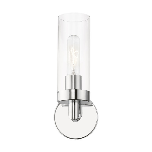 LIVEX LIGHTING 16171-05 1 Light Polished Chrome ADA Single Sconce