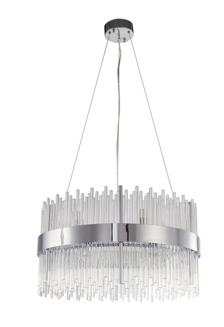 BETHEL INTERNATIONAL MU57M24CH 40-Light Chandelier, Chrome