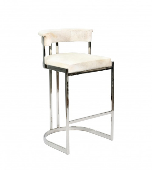 BETHEL INTERNATIONAL 1023BAR/CH/GREY Living Room Furniture, Chrome