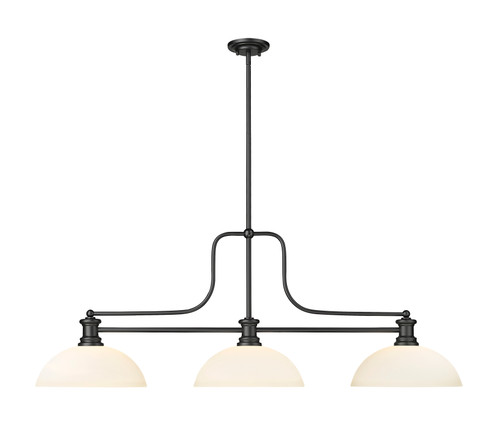 Z-LITE 725-3MB-DMO14 3 Light Billiard, Matte Black Z-LITE 725-3MB-DMO14 3 Light Billiard, Matte Black