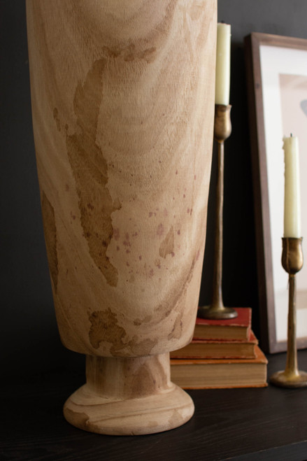 KALALOU CMH1080 Tall Wooden Vase