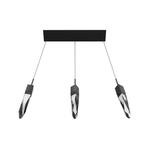 AVENUE LIGHTING HF1900-3-AP-BK-C 3-Light FLUSH MOUNT PENDANTS, BLACK