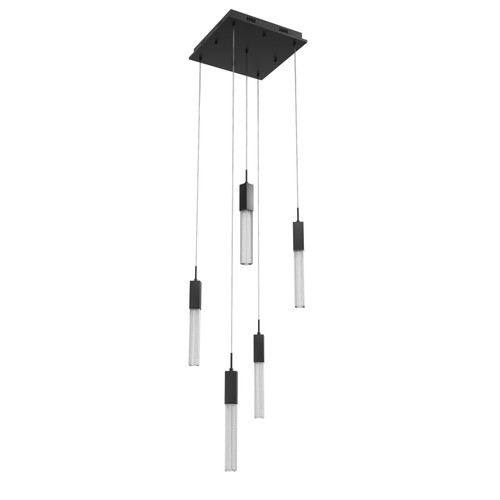 AVENUE LIGHTING HF1900-5-BOA-BK 5-Light FLUSH MOUNT PENDANTS, BLACK