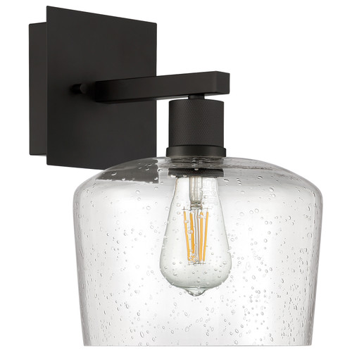 ACCESS LIGHTING 63144LEDDLP-MBL/SDG 1-Light Chardonnay LED Wall Sconce, Matte Black ACCESS LIGHTING 63144LEDDLP-MBL/SDG 1-Light Chardonnay LED Wall Sconce, Matte Black
