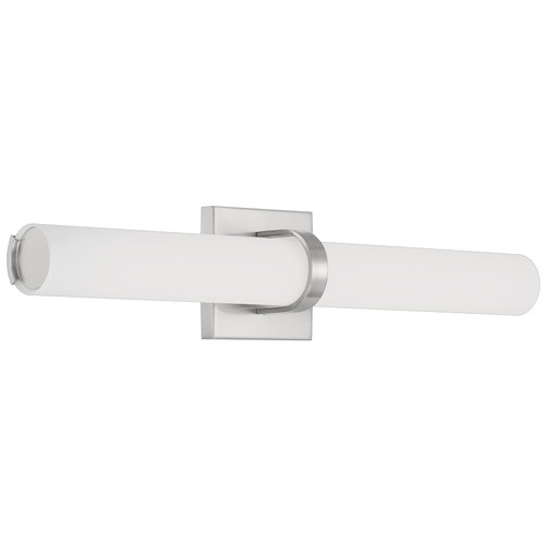 ACCESS LIGHTING 62520LEDD-BS/OPL 1-Light LED Vanity, Brushed Steel ACCESS LIGHTING 62520LEDD-BS/OPL 1-Light LED Vanity, Brushed Steel