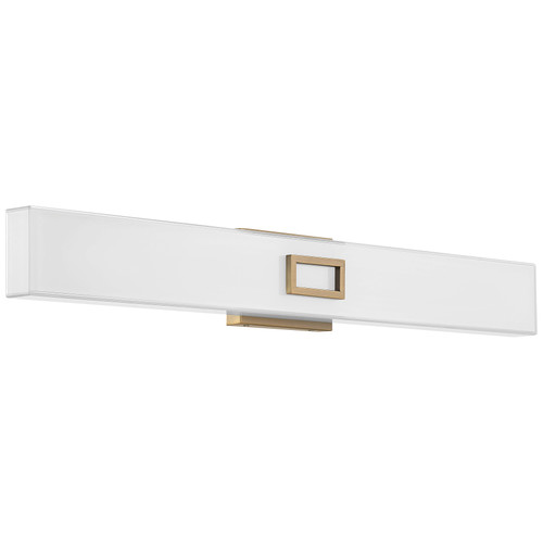 ACCESS LIGHTING 62613LEDD-ABB/OPL 1-Light LED Vanity, Antique Brushed Brass ACCESS LIGHTING 62613LEDD-ABB/OPL 1-Light LED Vanity, Antique Brushed Brass